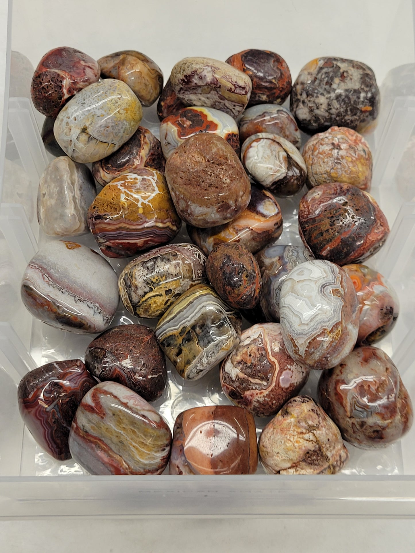 Mexican Agate tumbles