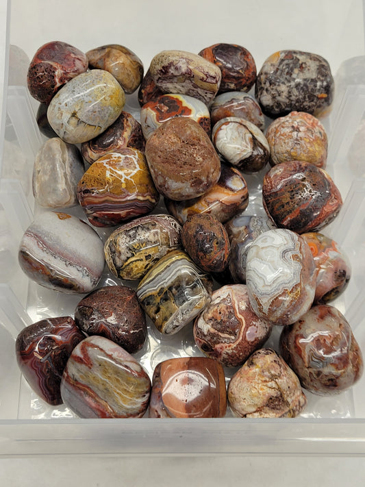 Mexican Agate tumbles