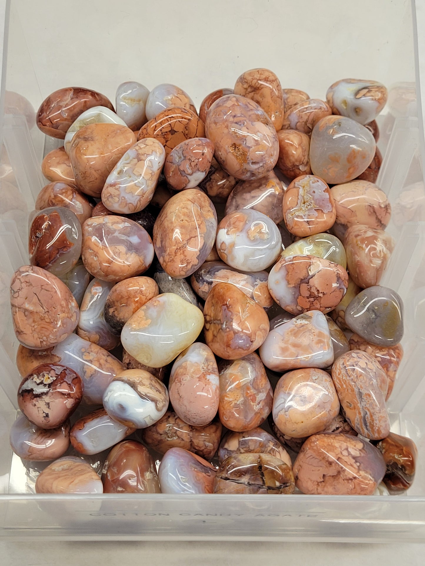Cotton Candy Agate tumbles