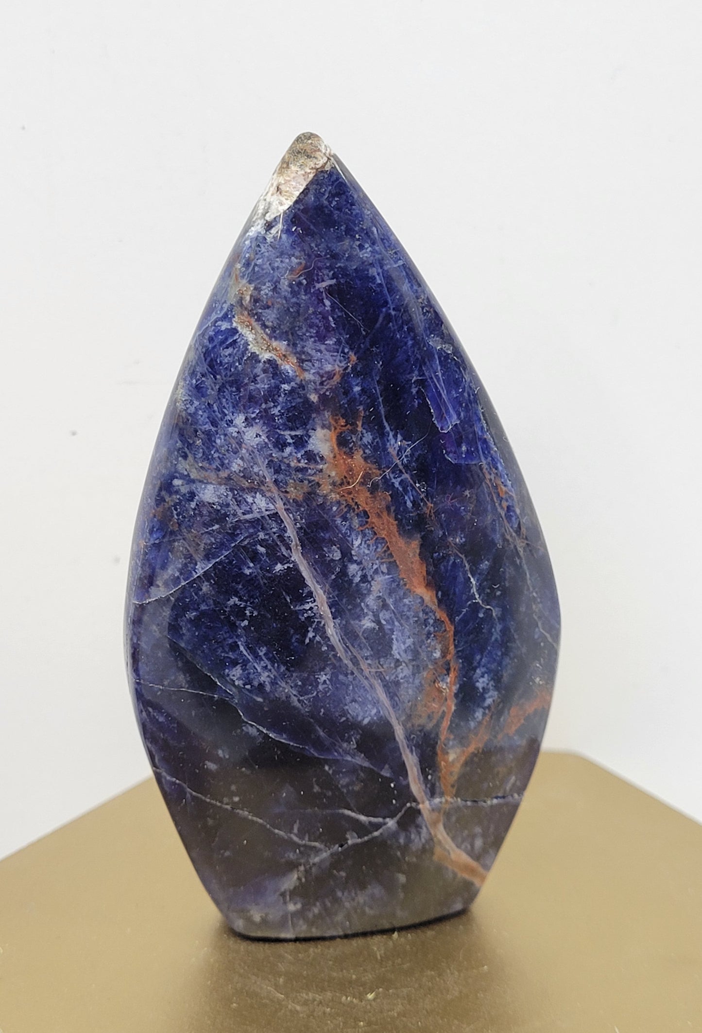 Sodalite teardrop flame