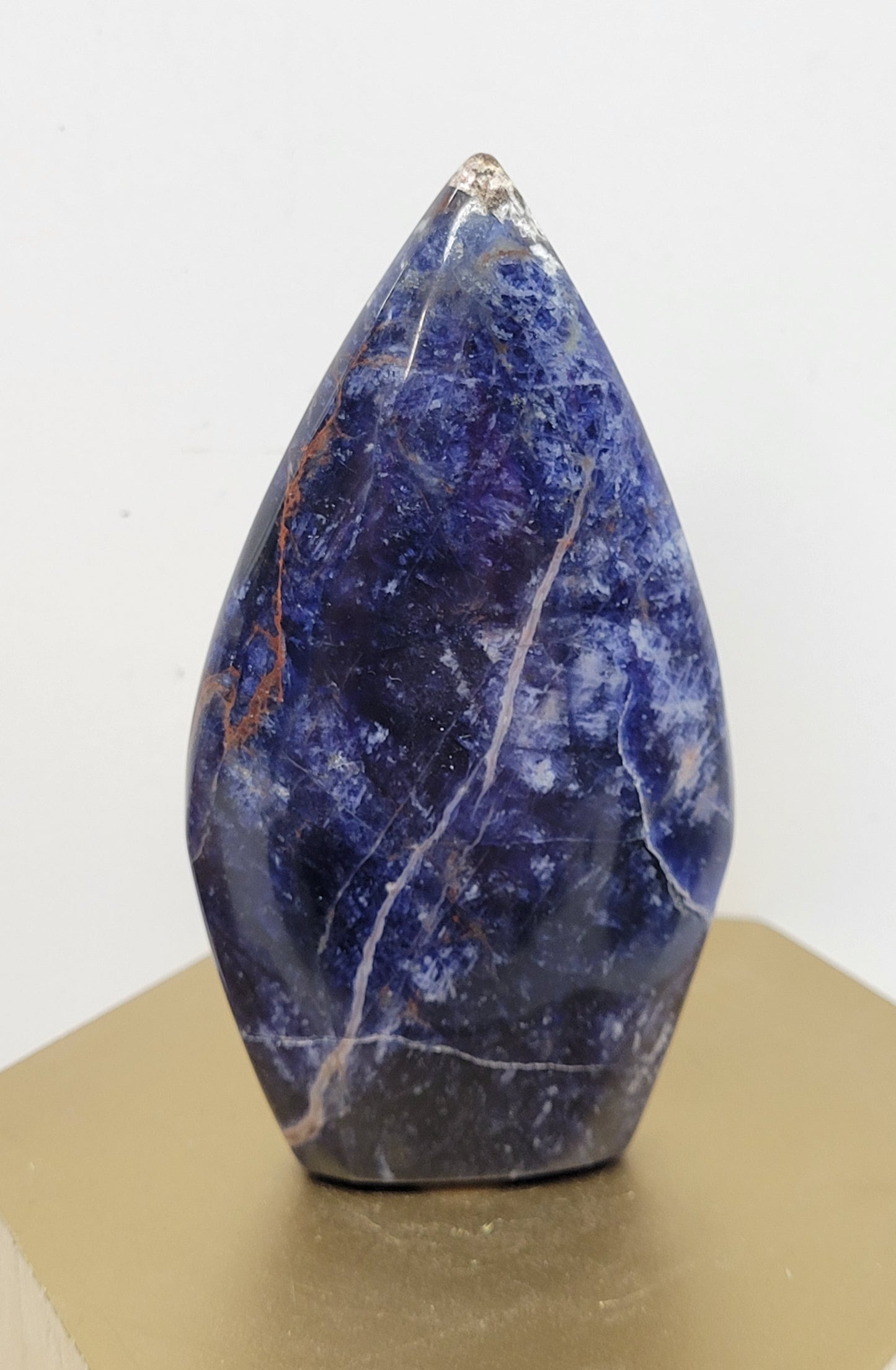 Sodalite teardrop flame