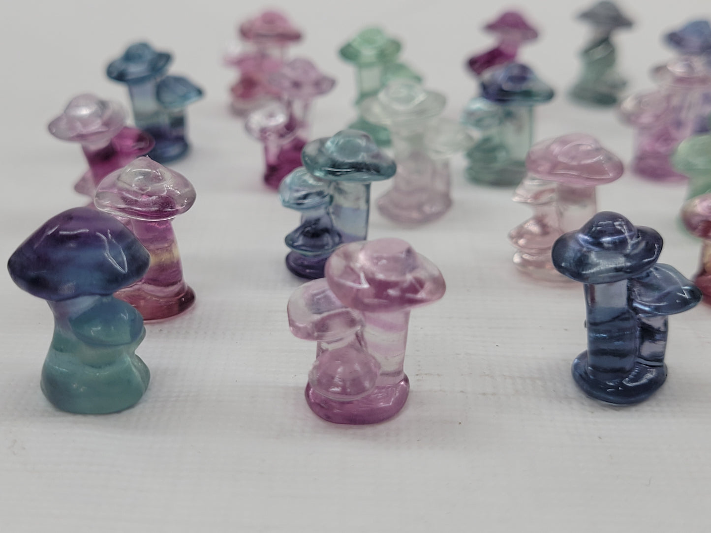 Fluorite mini - Mushroom clusters/family