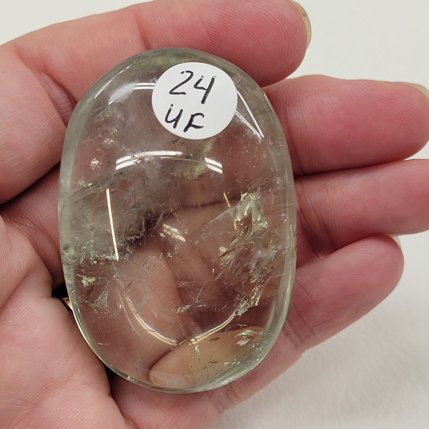 Palm - Prasiolite (Green Quartz)