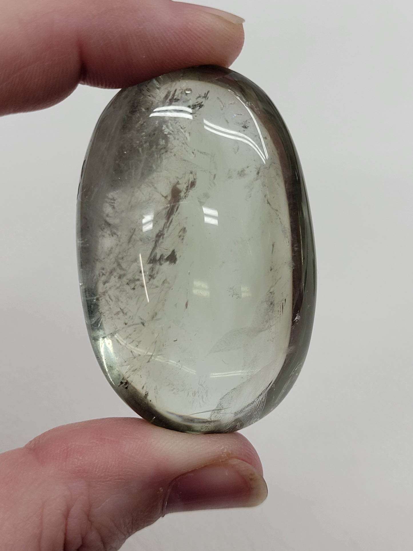 Palm - Prasiolite (Green Quartz)