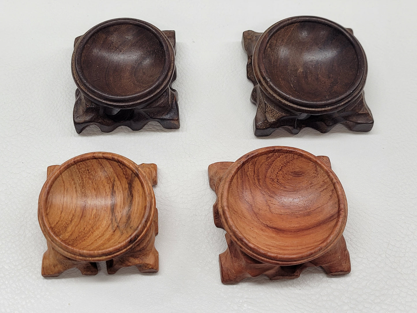 Sphere stand w/ legs - wood (M & L)