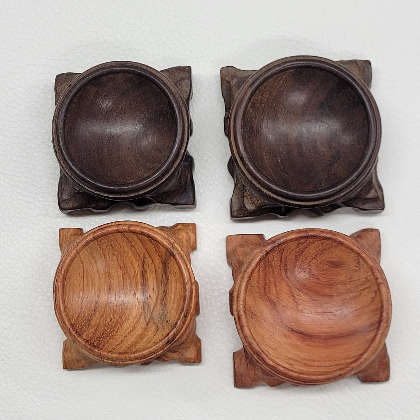 Sphere stand w/ legs - wood (M & L)