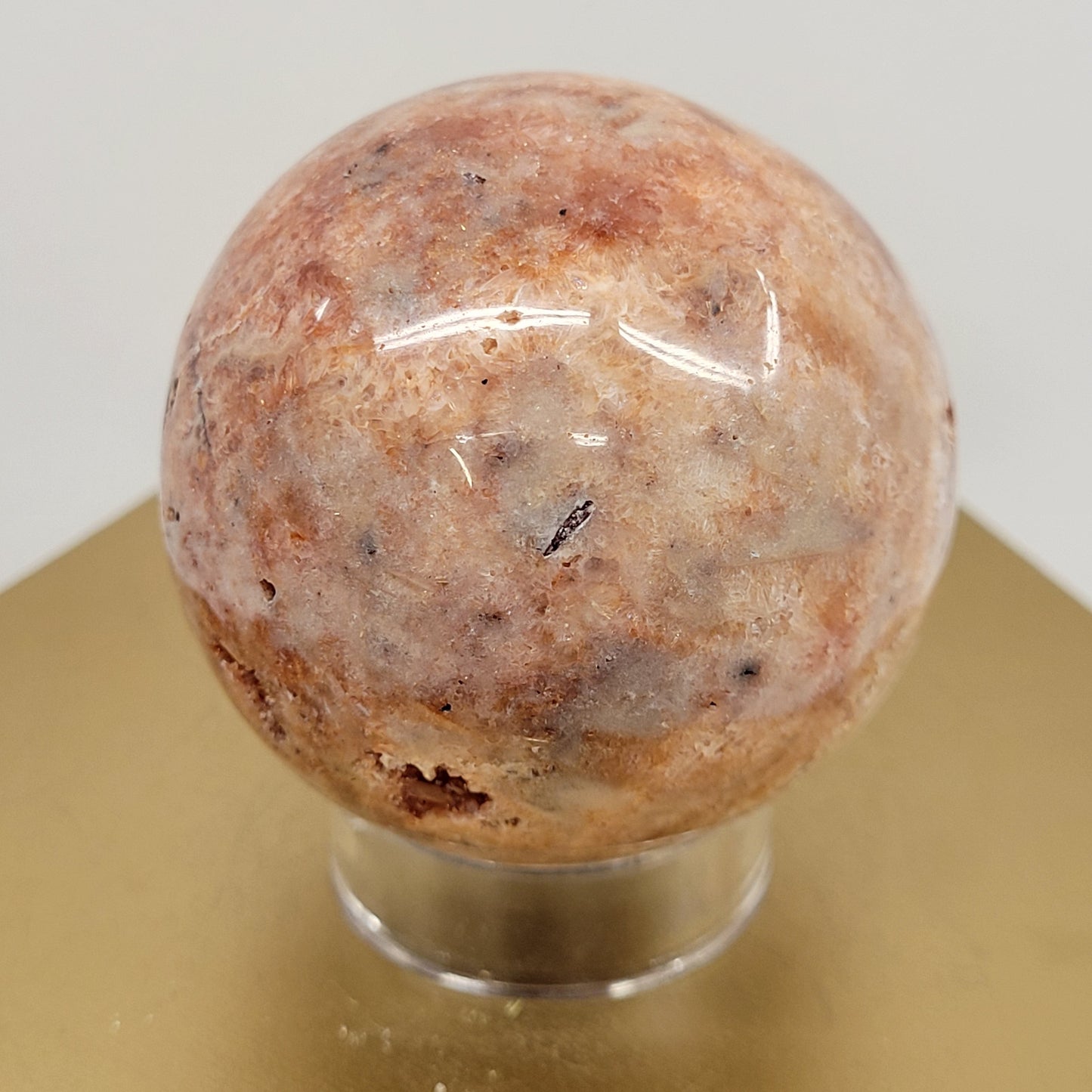 Red Drusy sphere