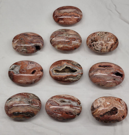 Palm - Pink Crazy Lace Agate