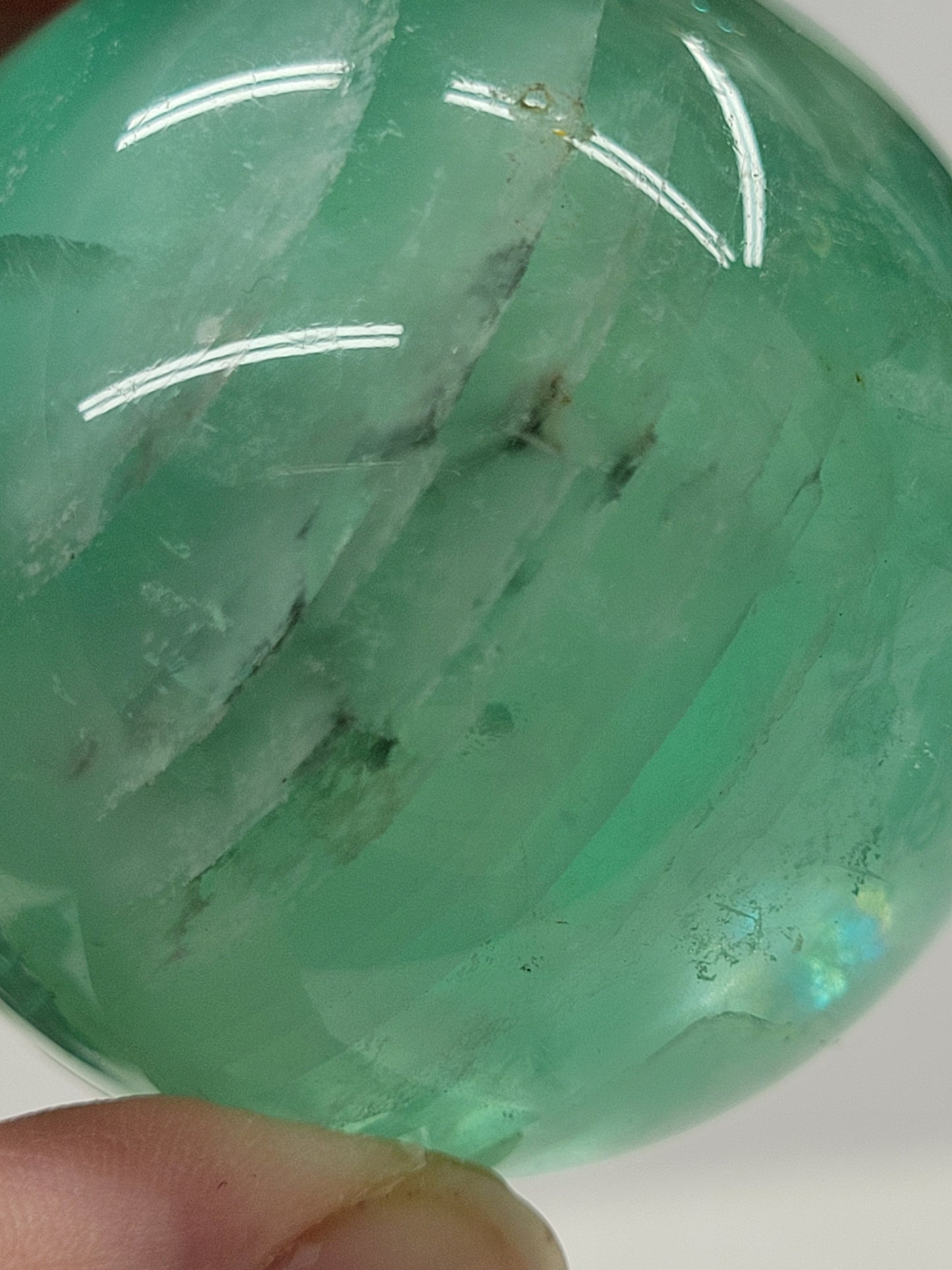 Green Fluorite spheres