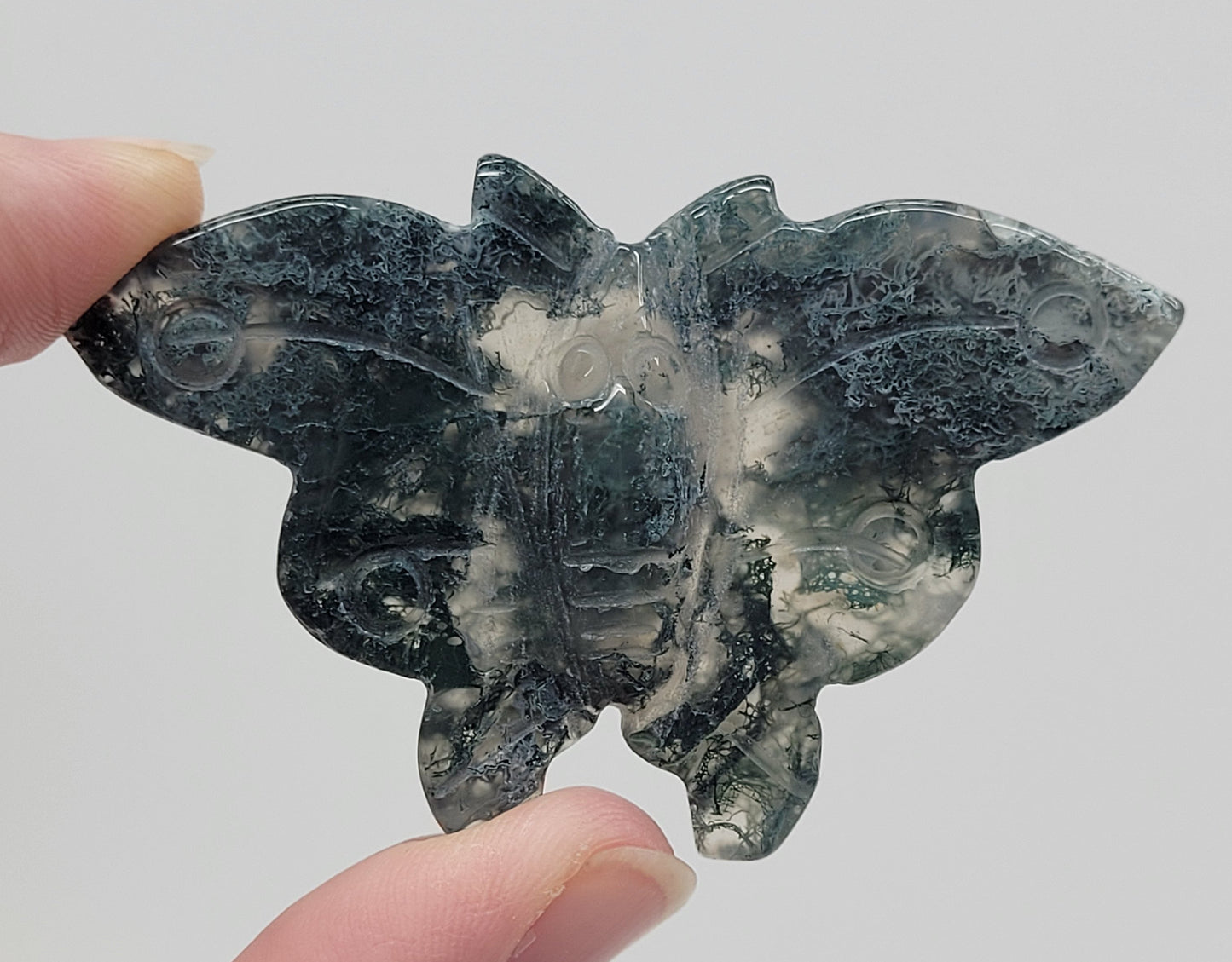 Moth carving (small)