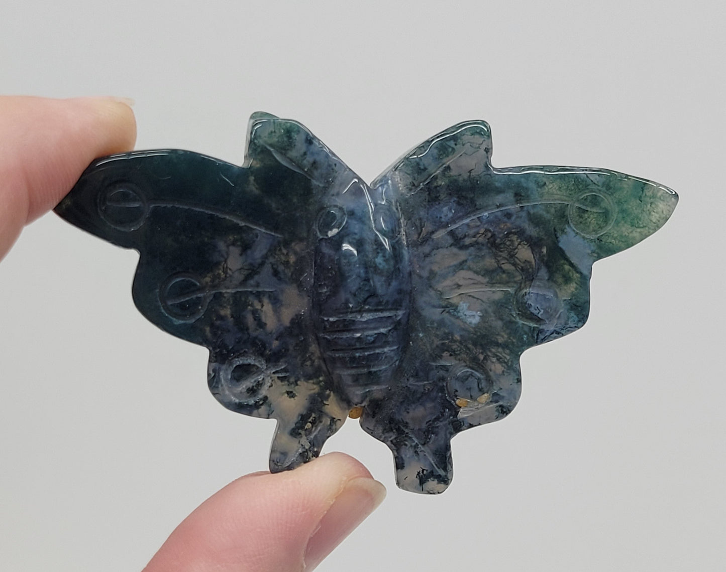 Moth carving (small)