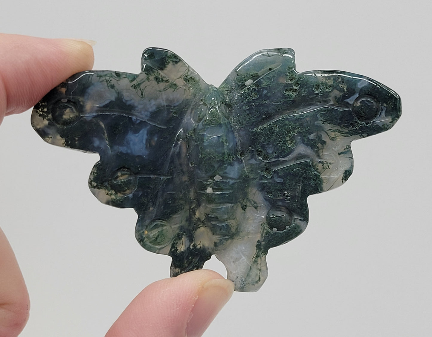 Moth carving (small)