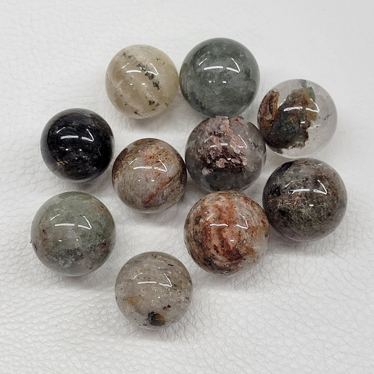 Garden Quartz spheres (small to medium)