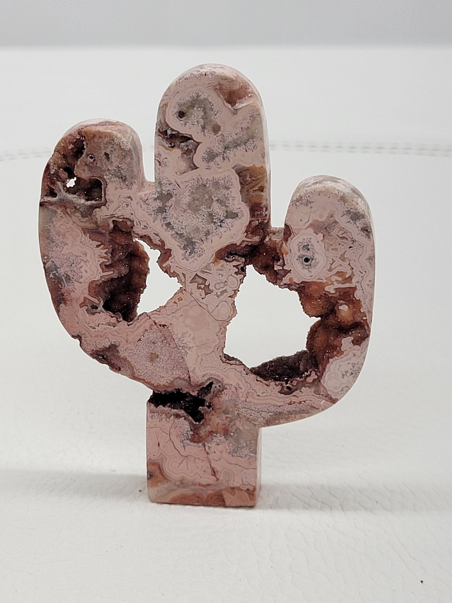Cactus - Pink Crazy Lace Agate