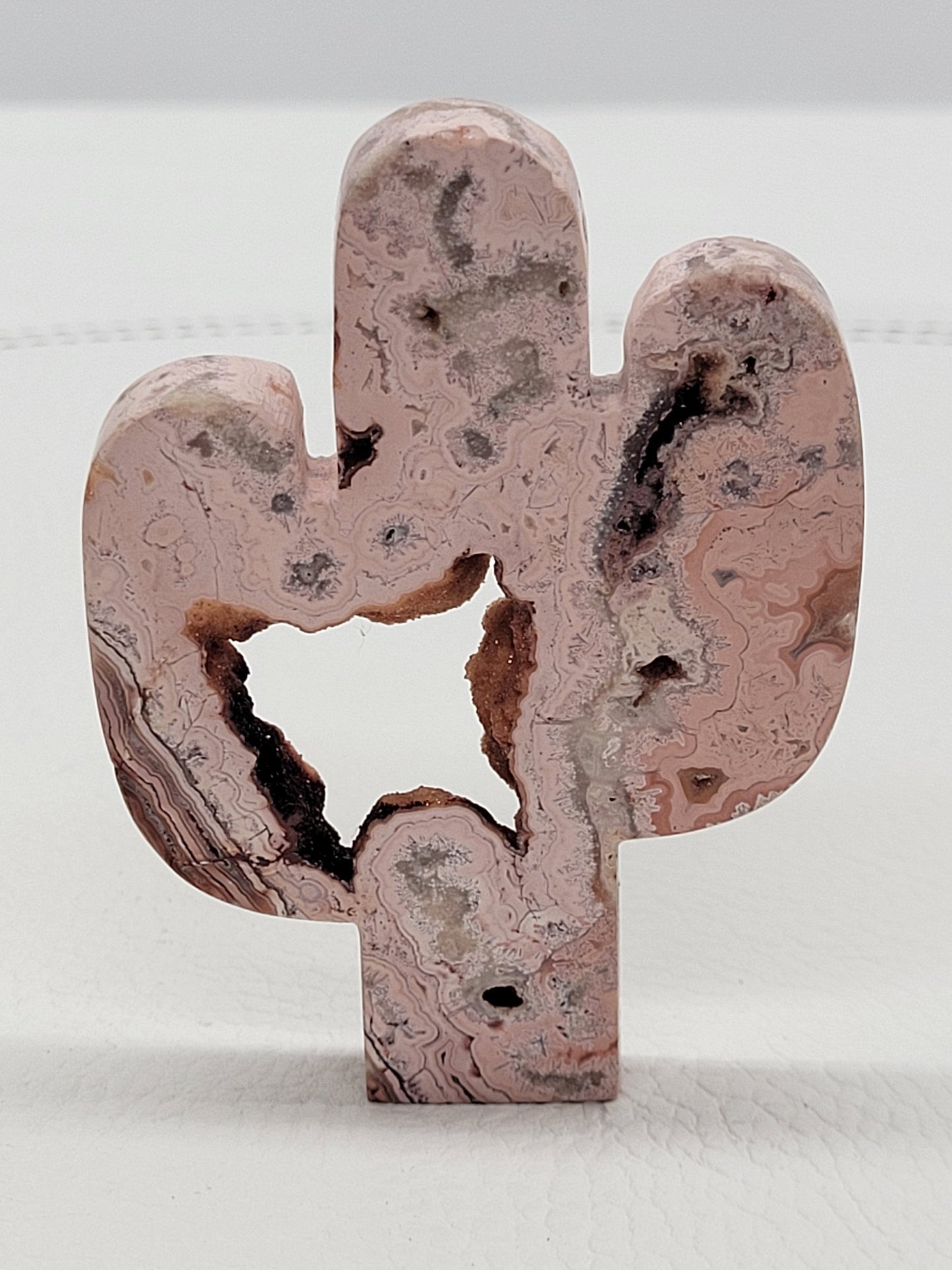 Cactus - Pink Crazy Lace Agate