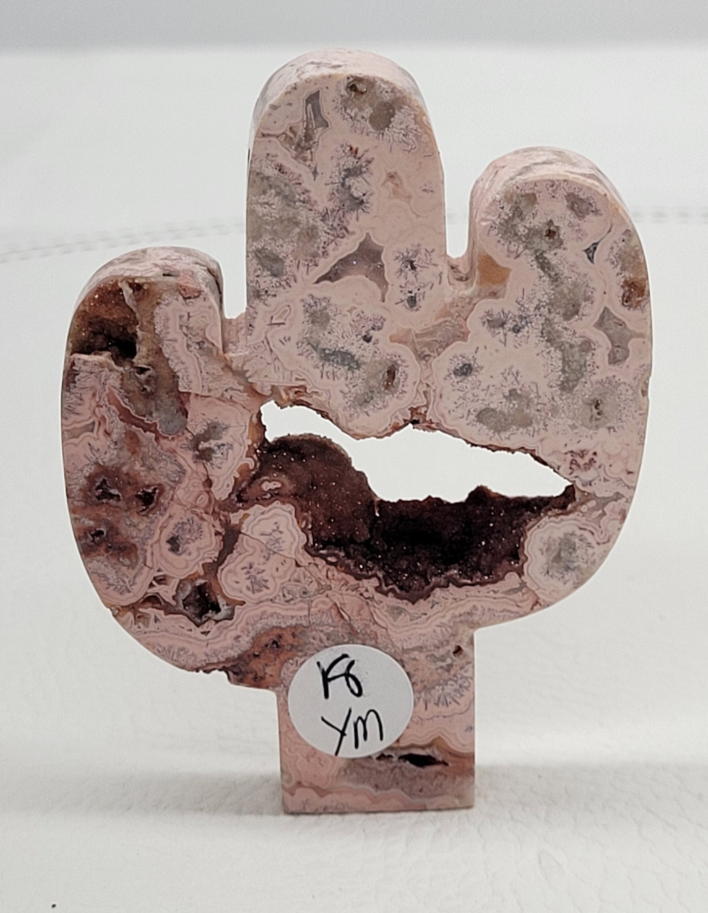 Cactus - Pink Crazy Lace Agate