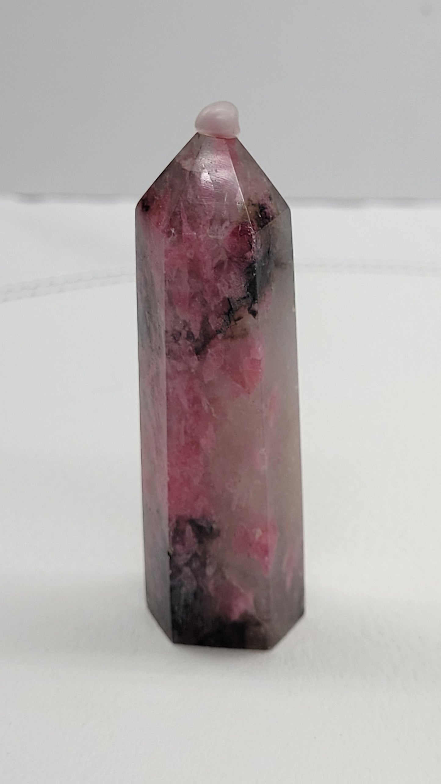 Icy Rhodonite tower