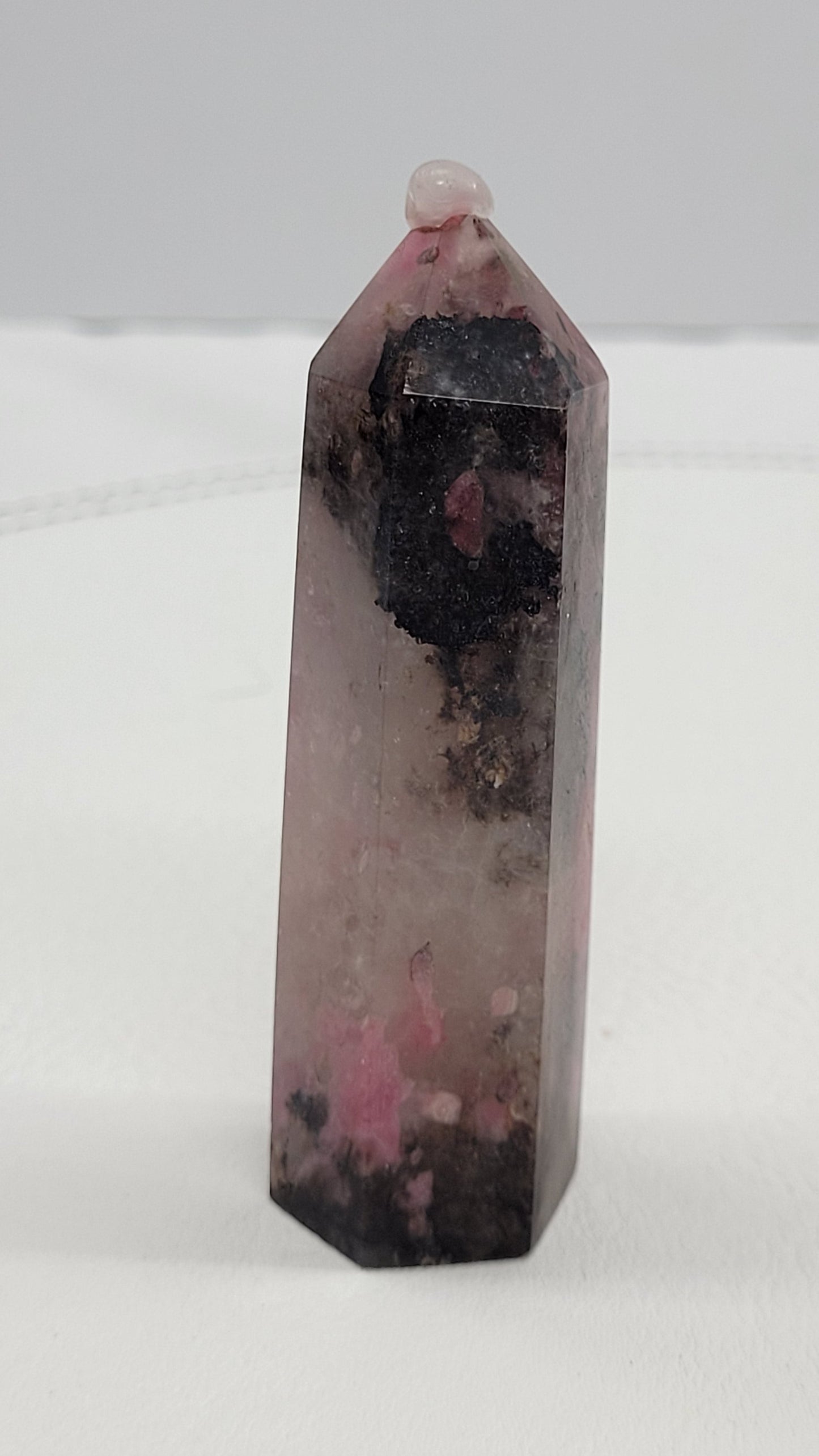 Icy Rhodonite tower