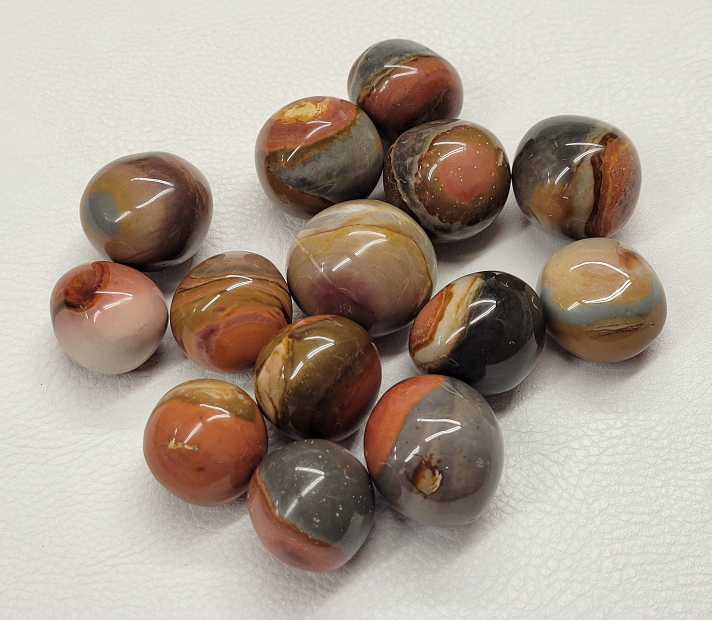 Polychrome Jasper tumbles