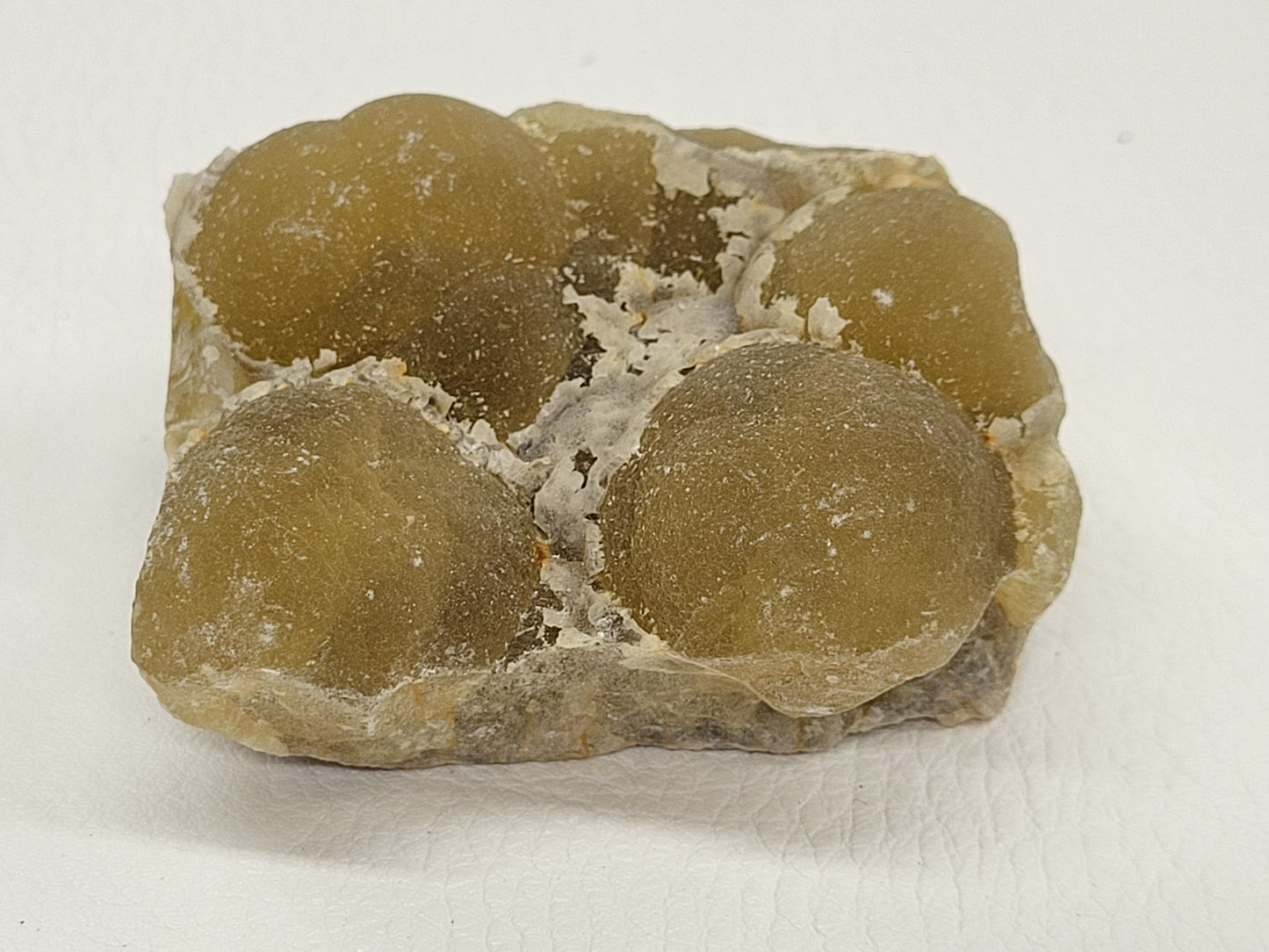 Yellow Bubble Fluorite - China