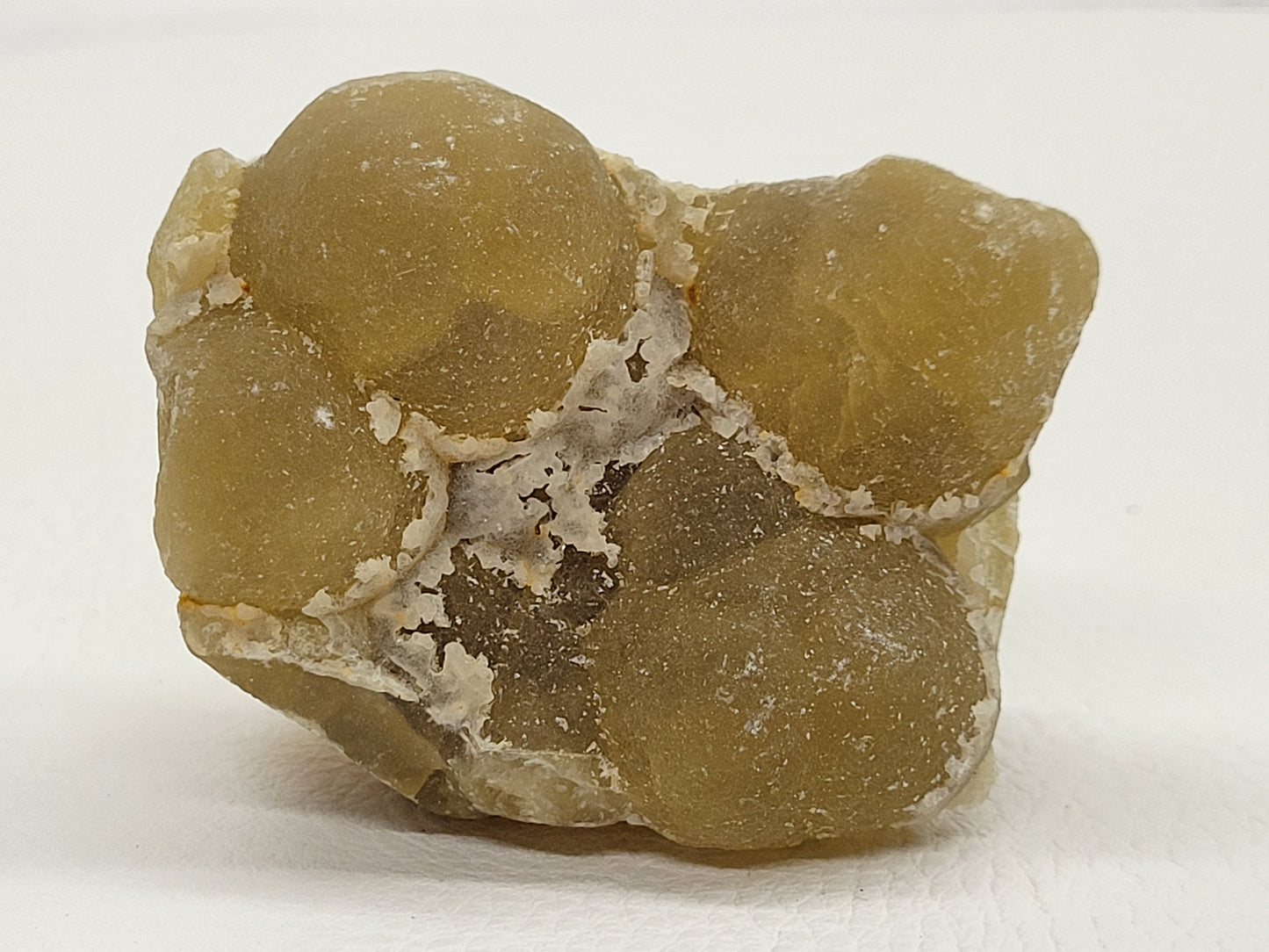 Yellow Bubble Fluorite - China