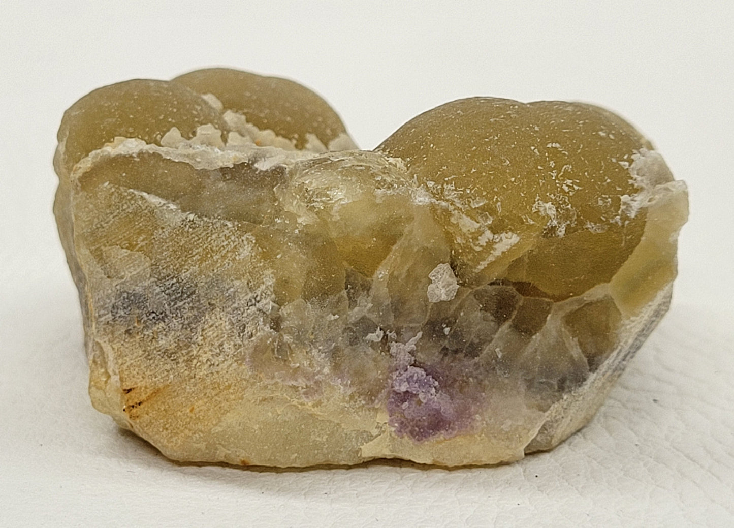 Yellow Bubble Fluorite - China