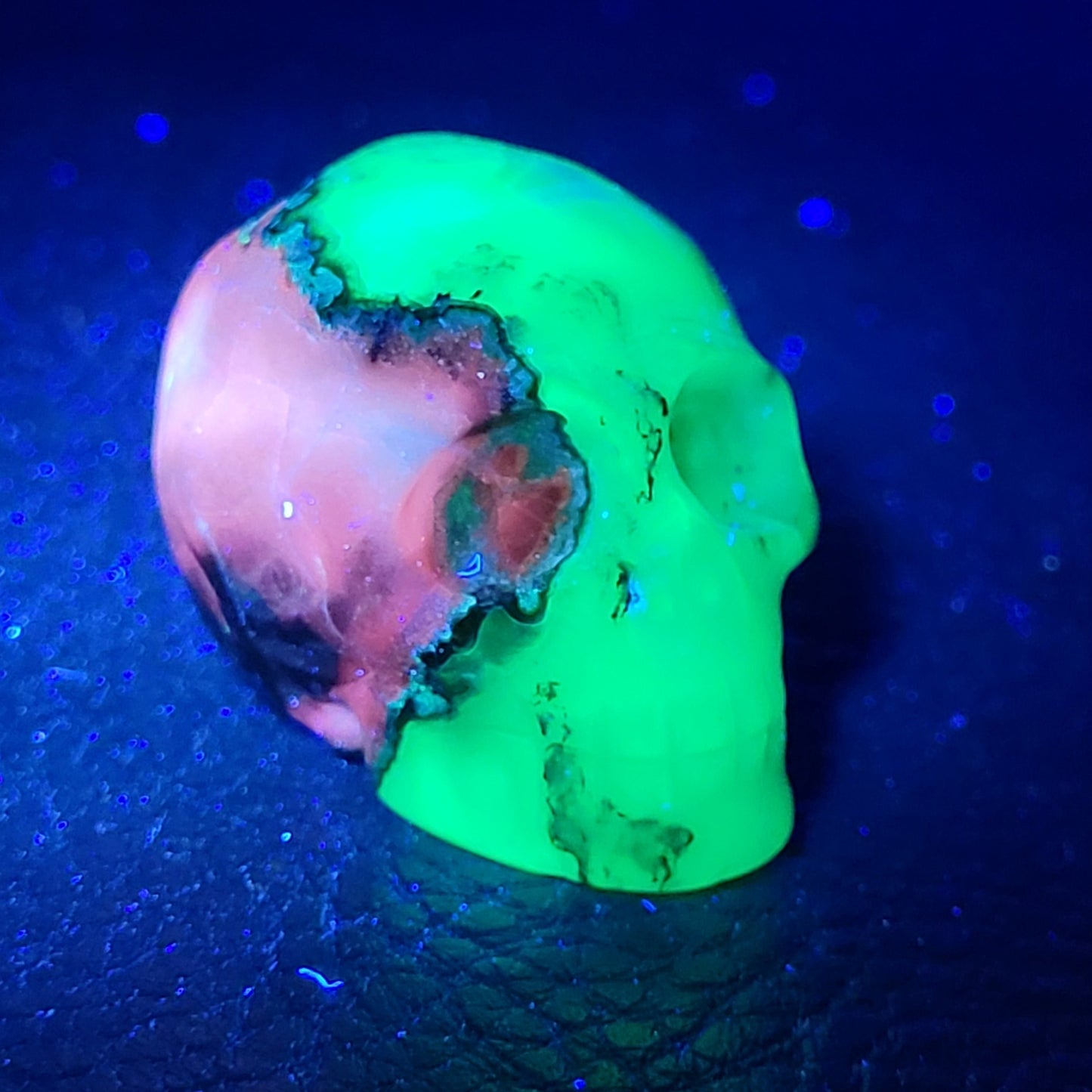 Skull mini - Volcano Agate