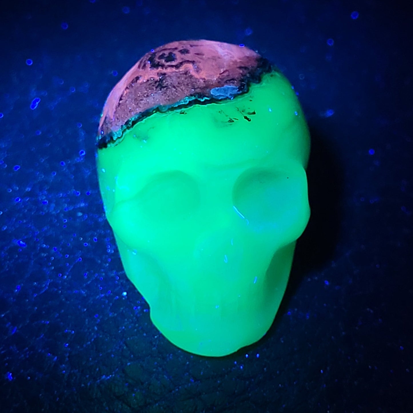 Skull mini - Volcano Agate