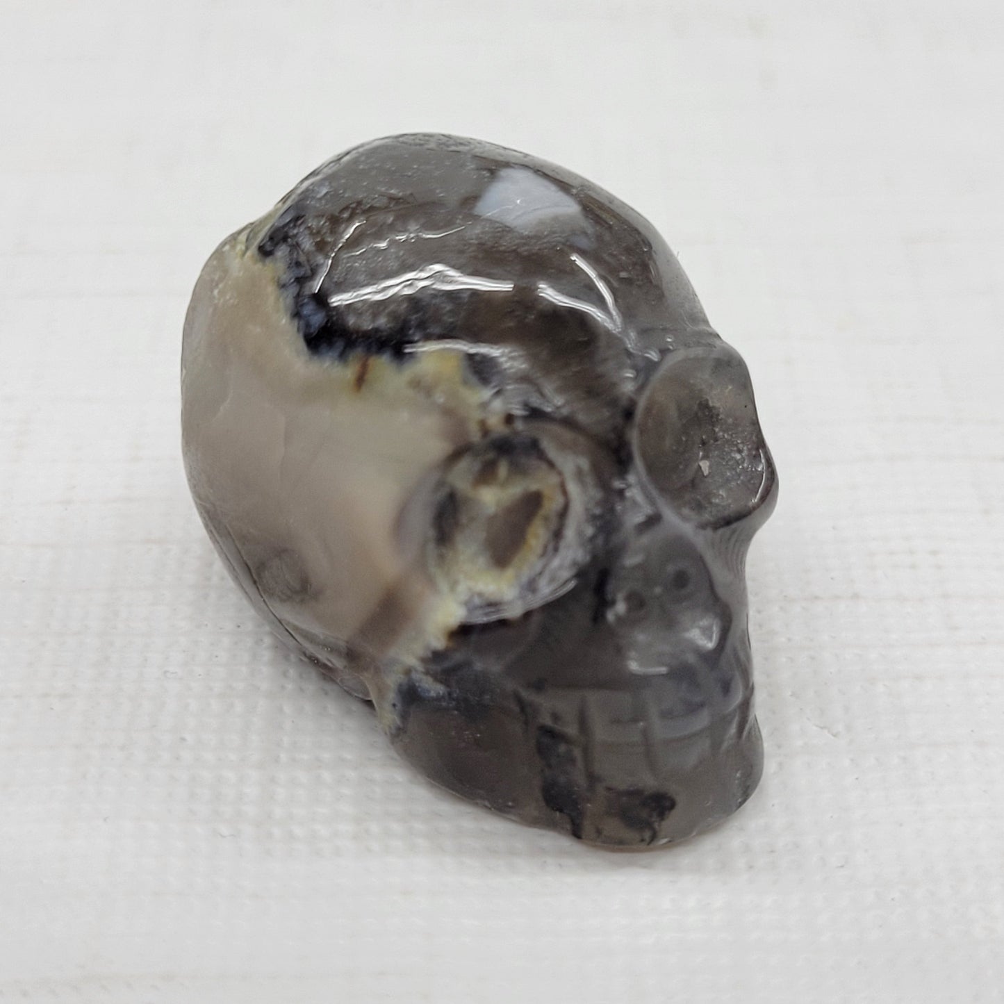 Skull mini - Volcano Agate