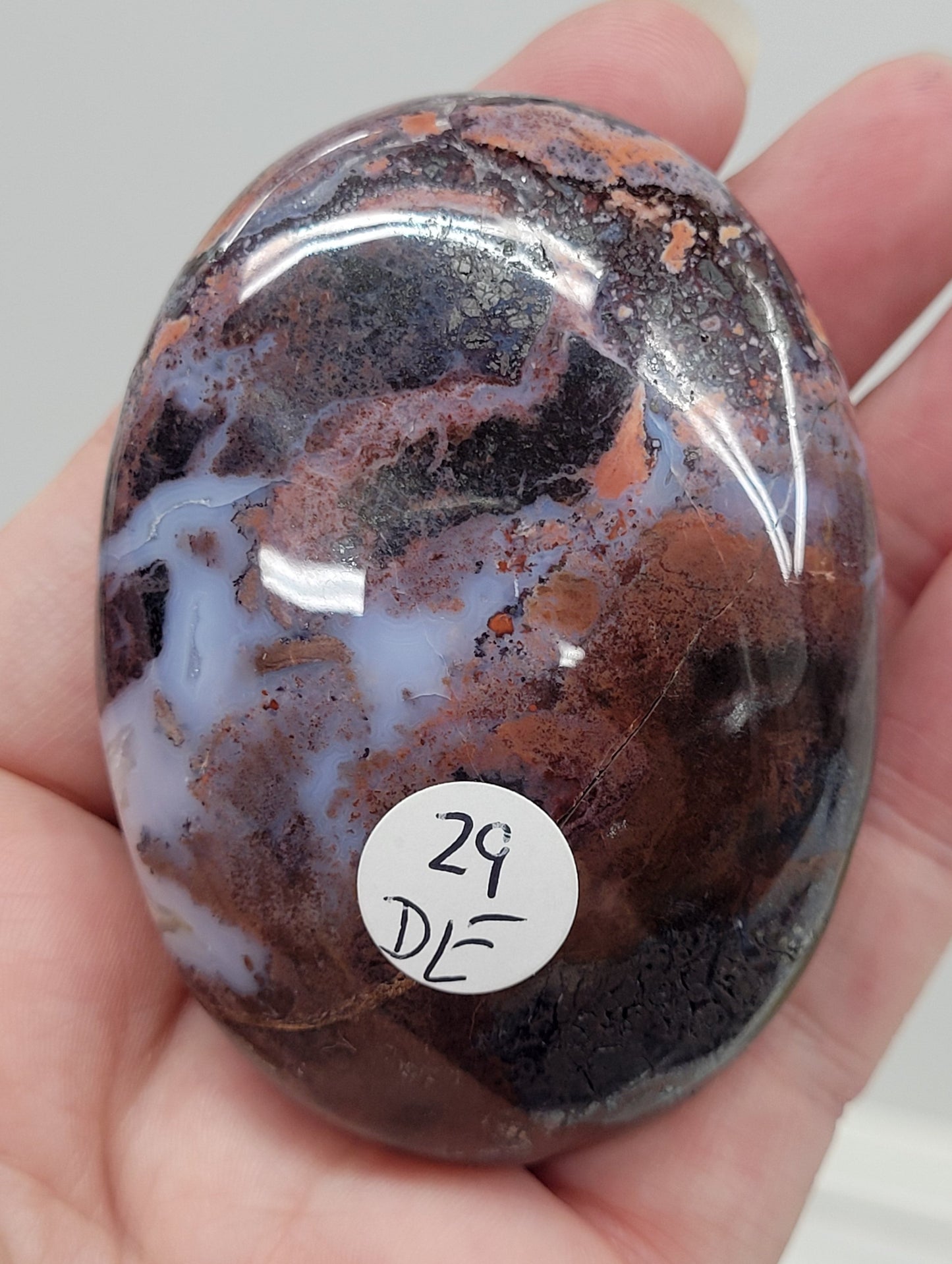 Palm - Pink Brecciated Jasper