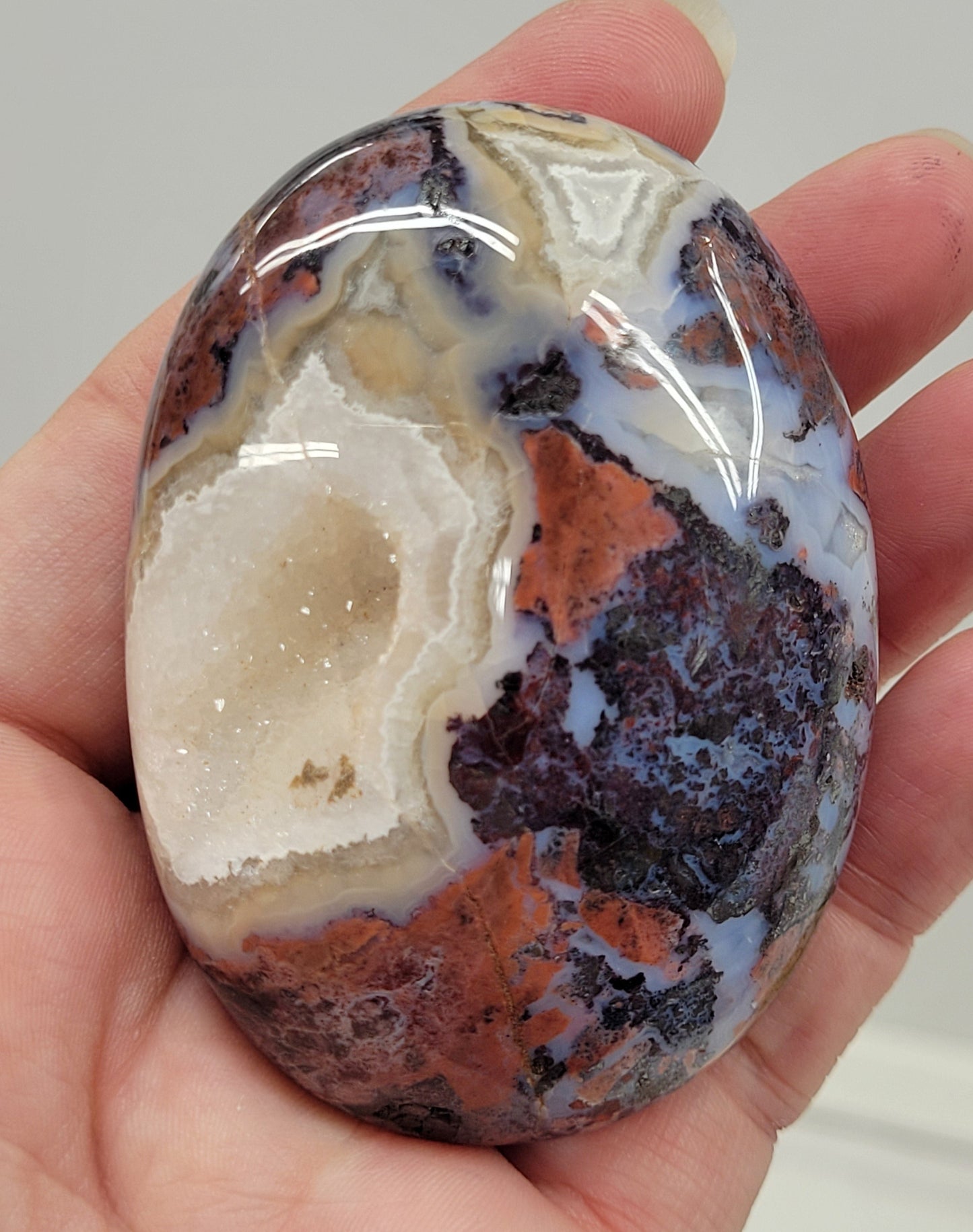Palm - Pink Brecciated Jasper