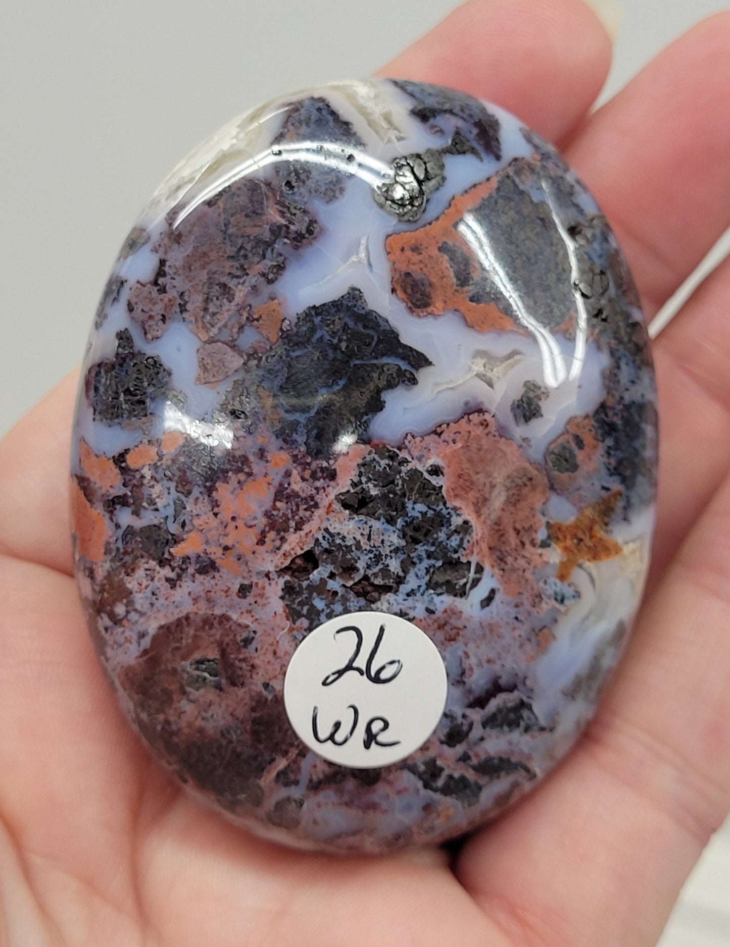 Palm - Pink Brecciated Jasper