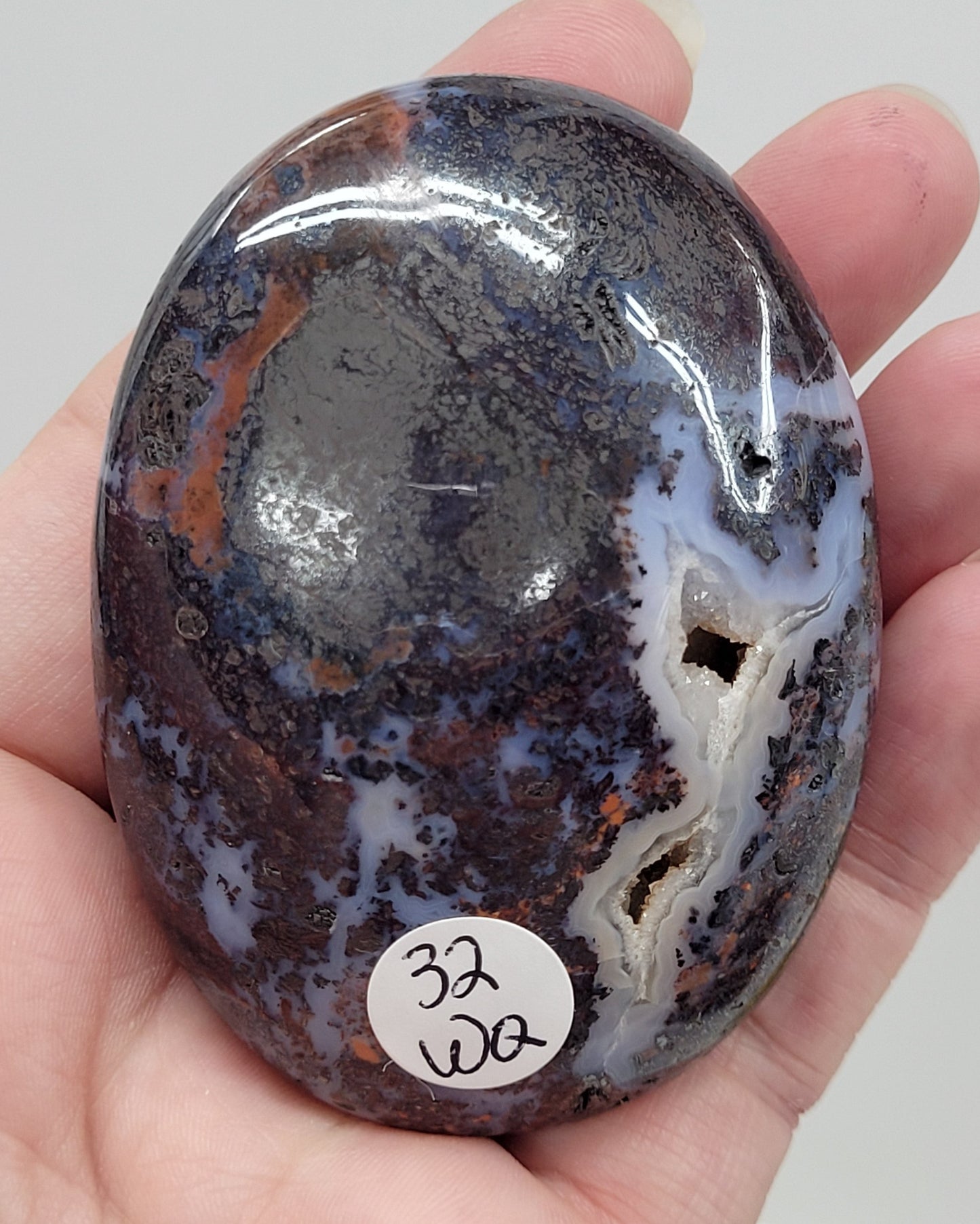 Palm - Pink Brecciated Jasper