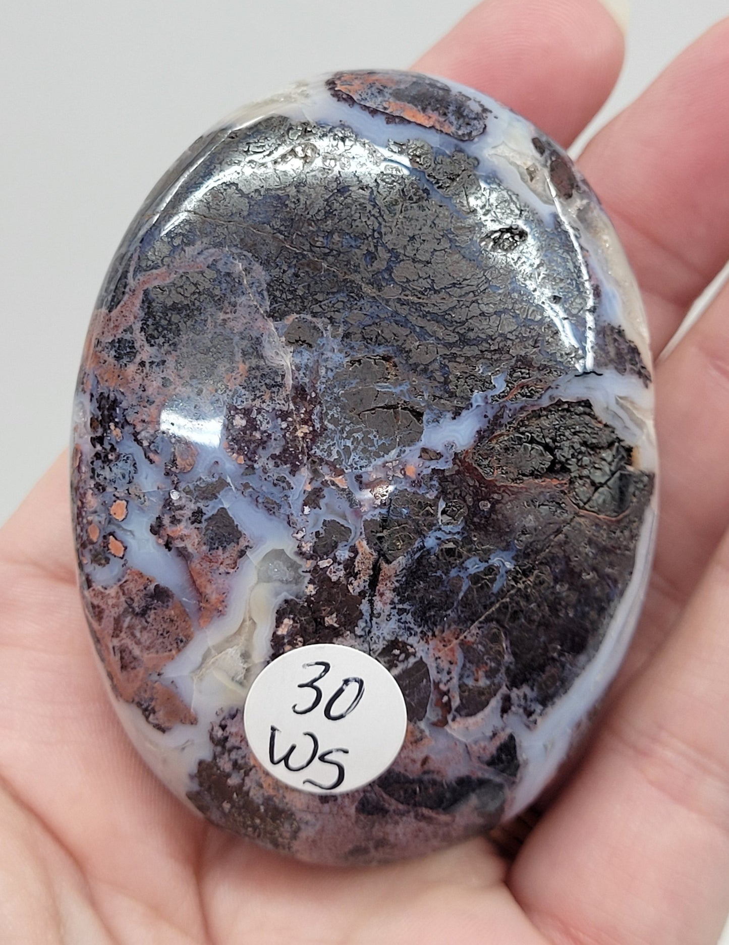 Palm - Pink Brecciated Jasper