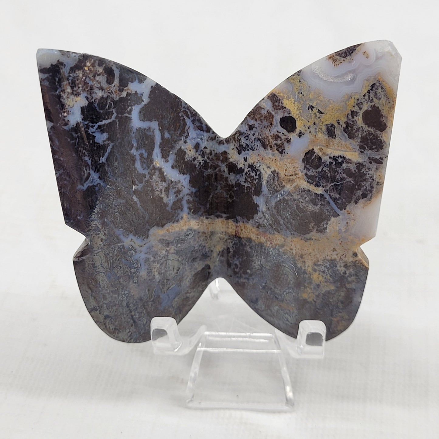 3D butterfly - Brecciated Jasper