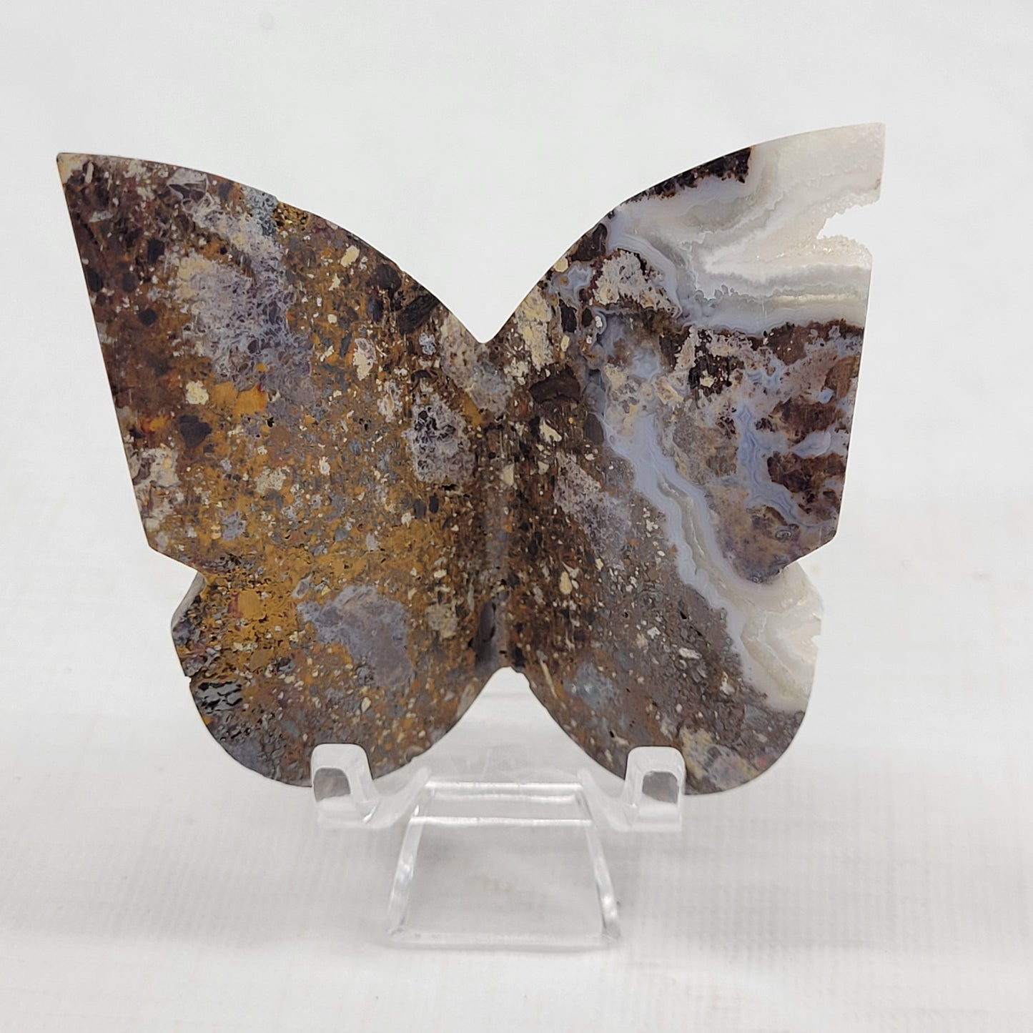 3D butterfly - Brecciated Jasper