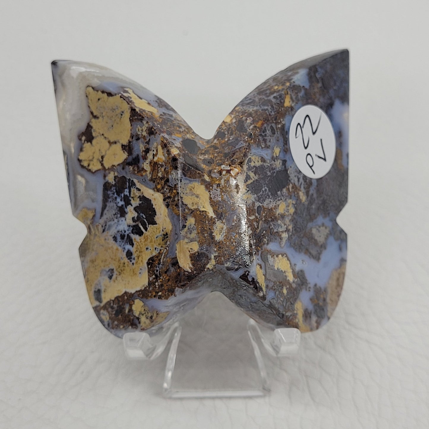 3D butterfly - Brecciated Jasper