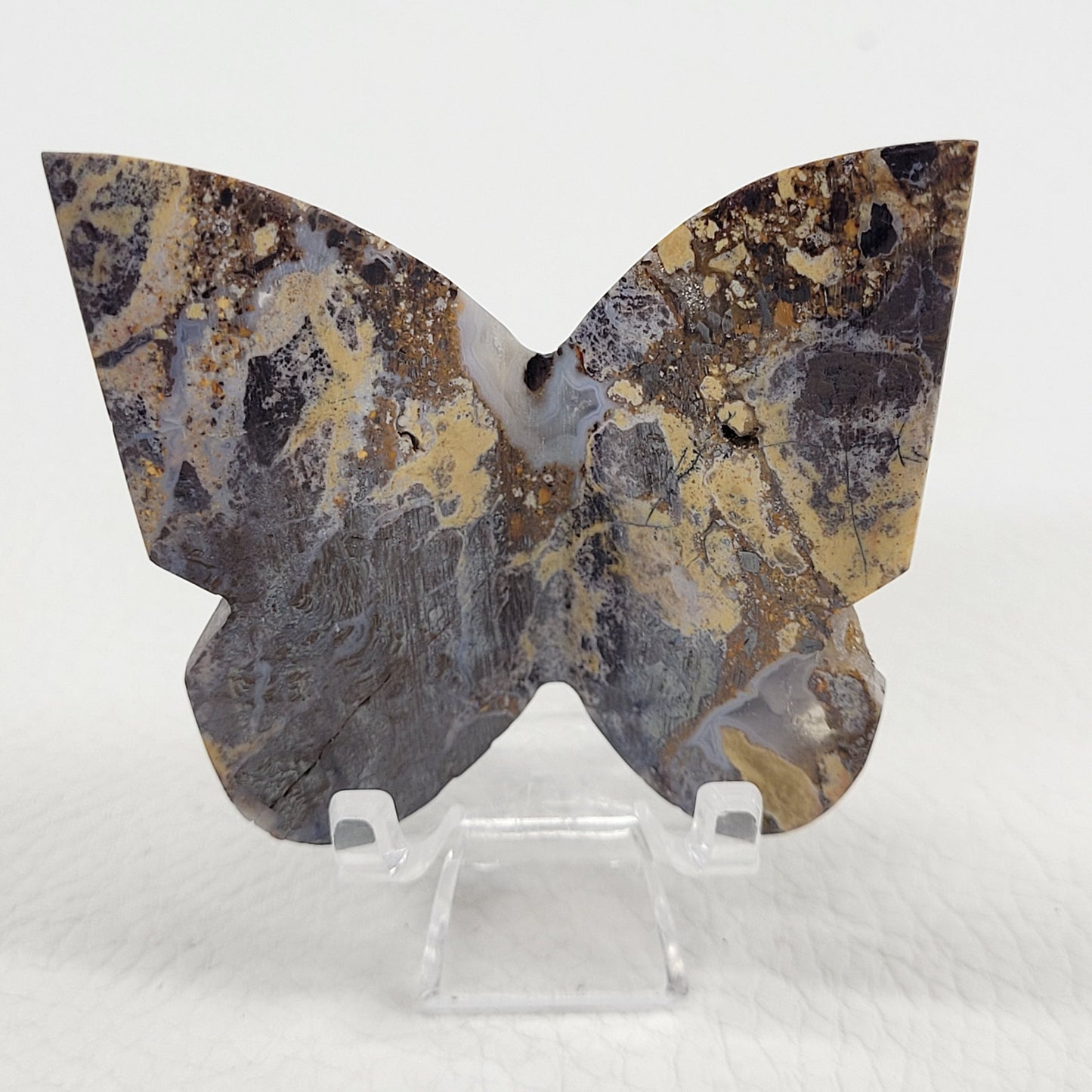 3D butterfly - Brecciated Jasper