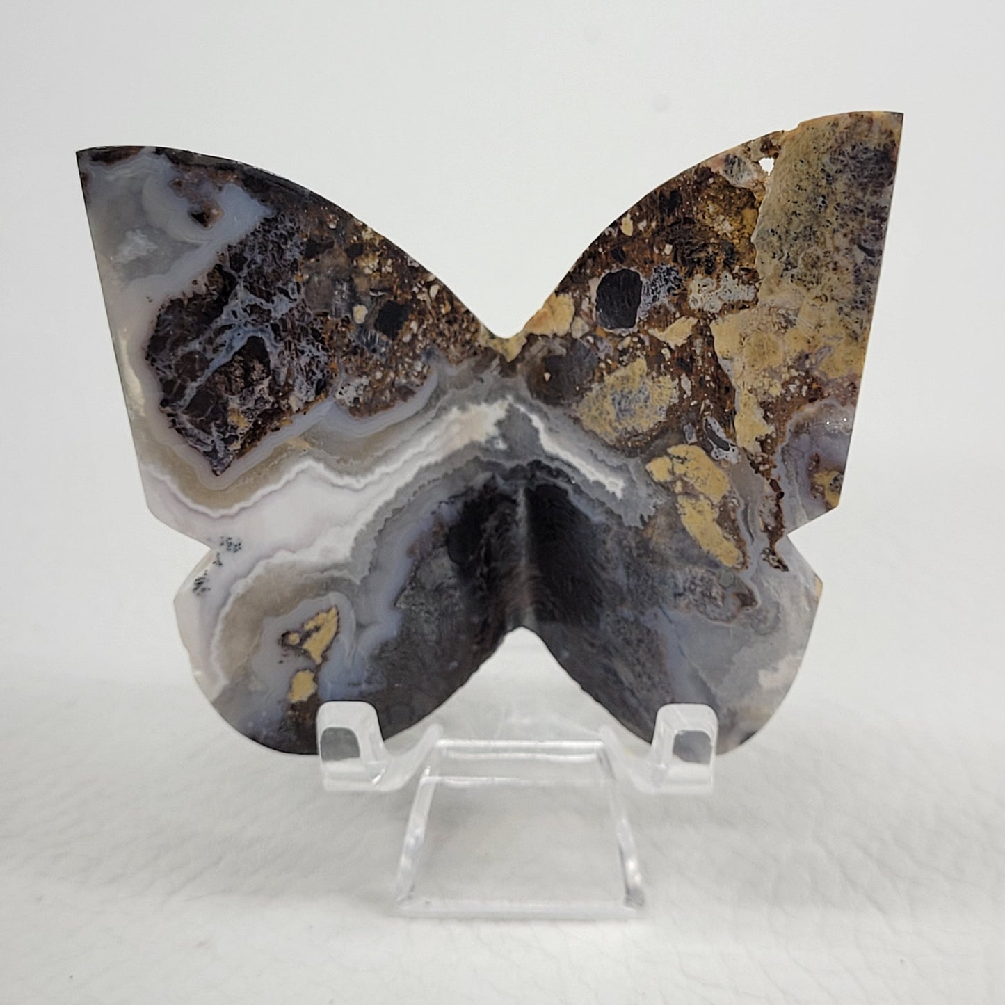 3D butterfly - Brecciated Jasper