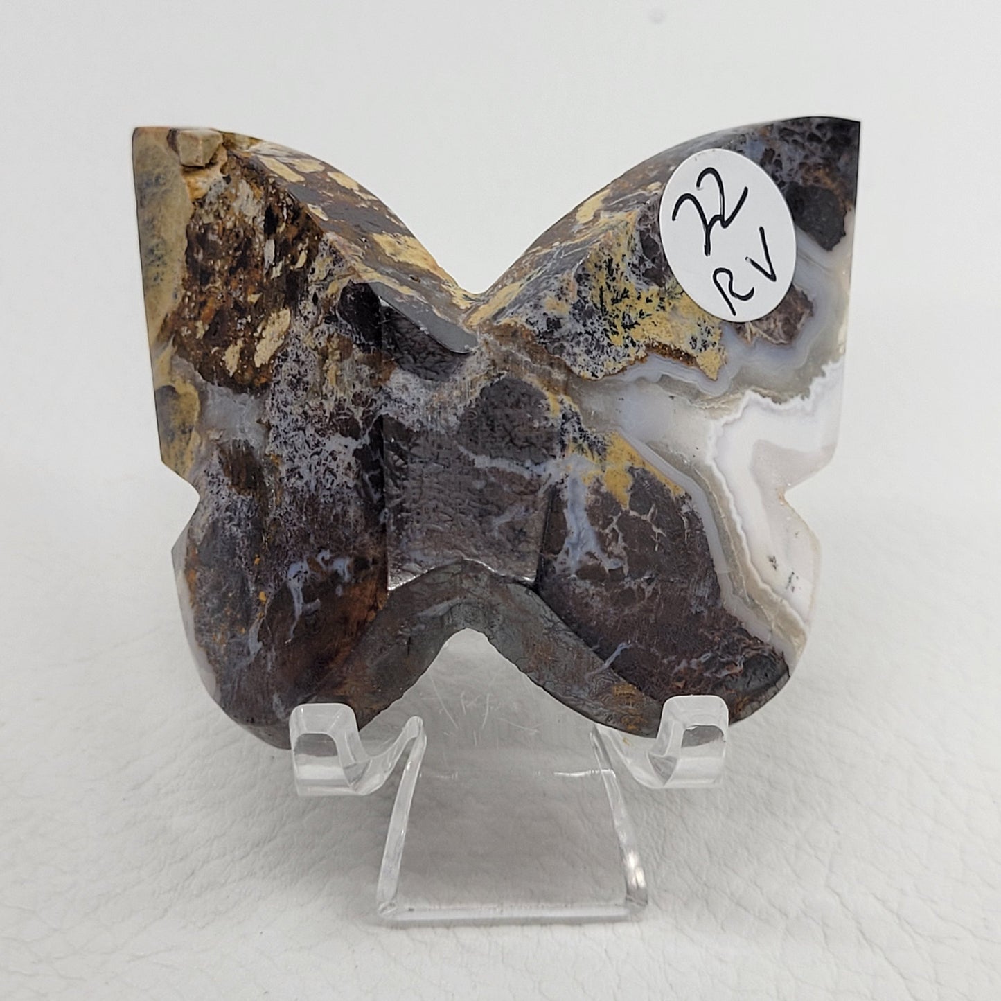 3D butterfly - Brecciated Jasper