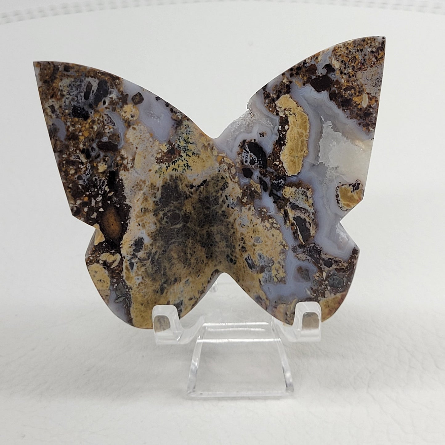 3D butterfly - Brecciated Jasper
