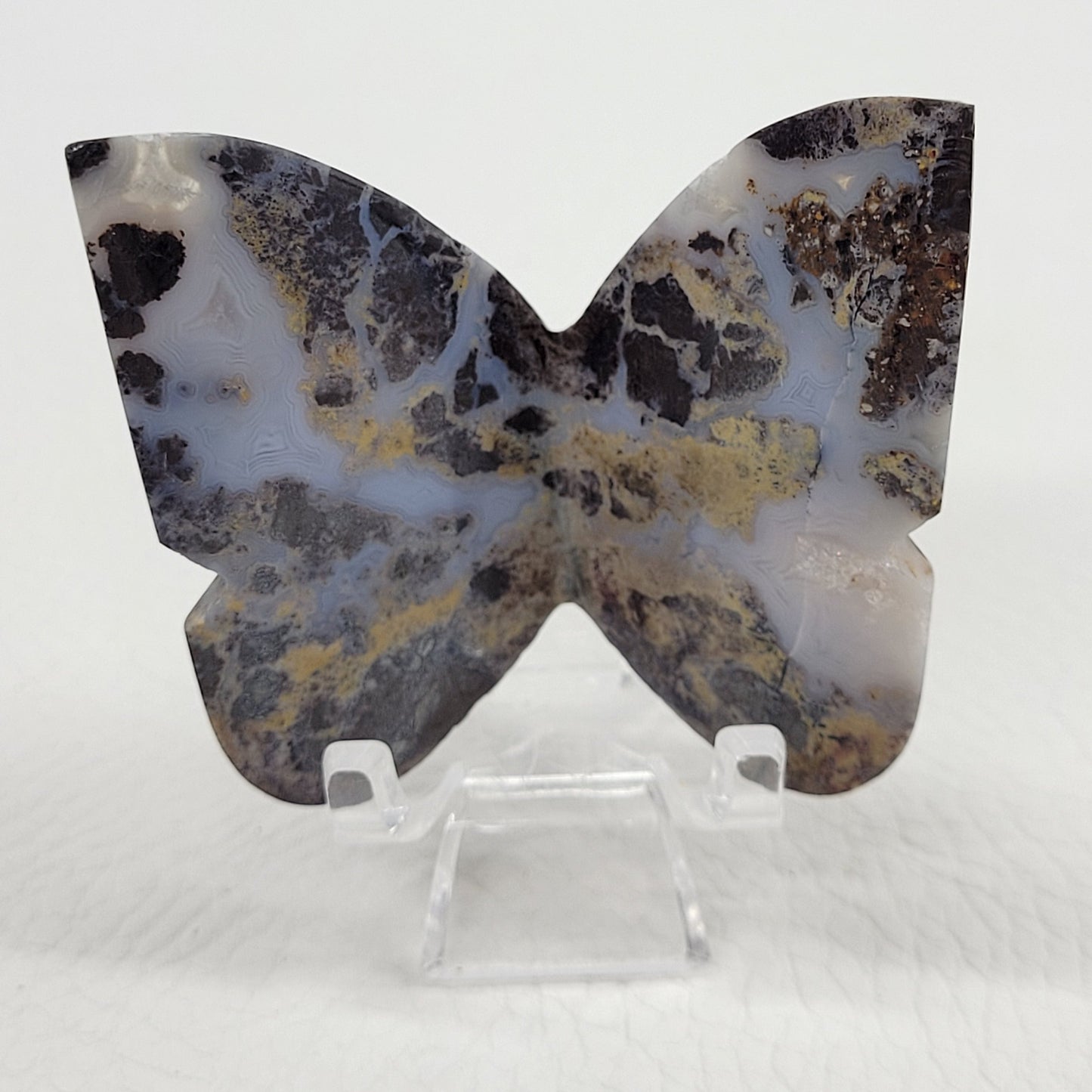 3D butterfly - Brecciated Jasper