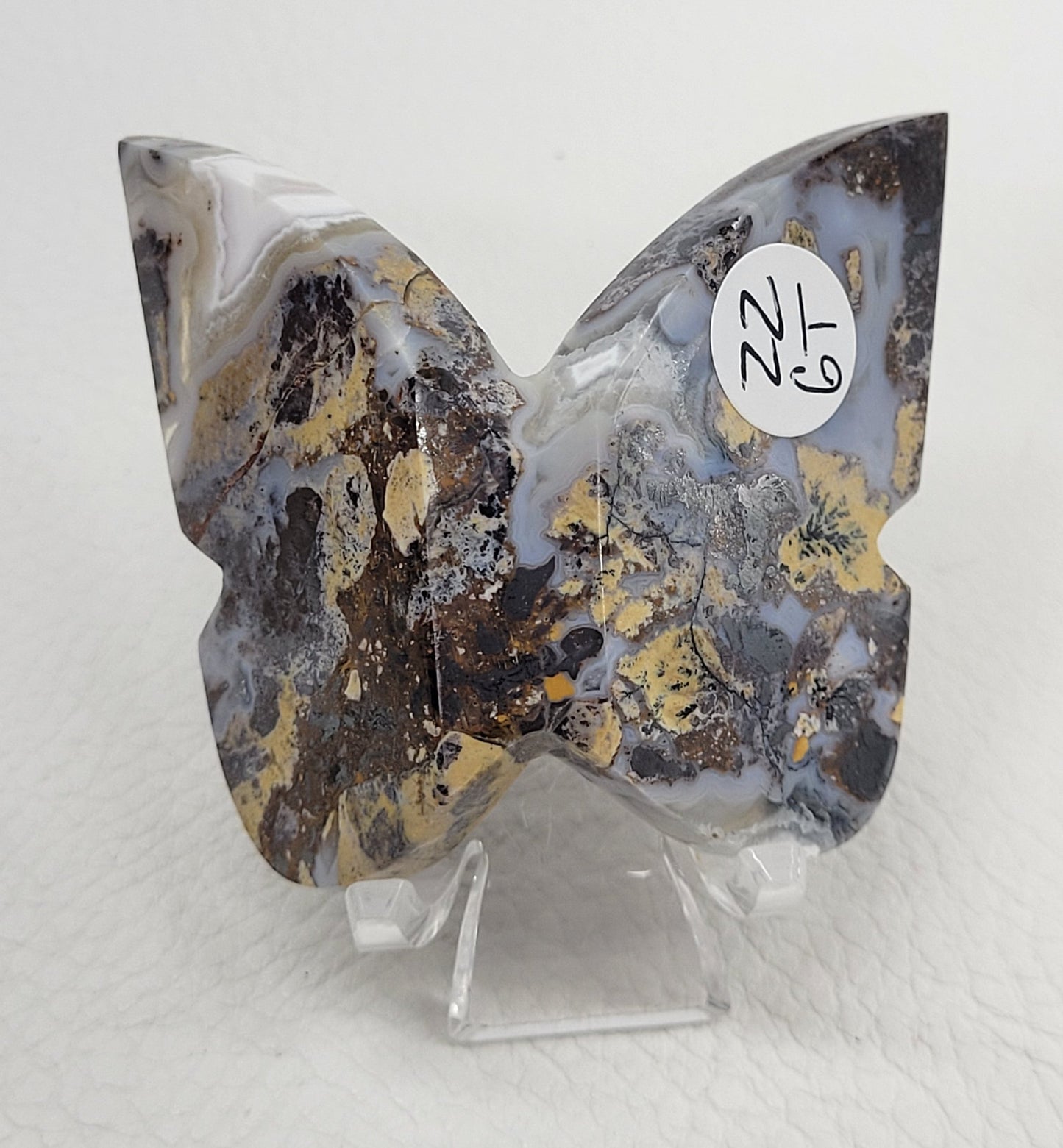 3D butterfly - Brecciated Jasper