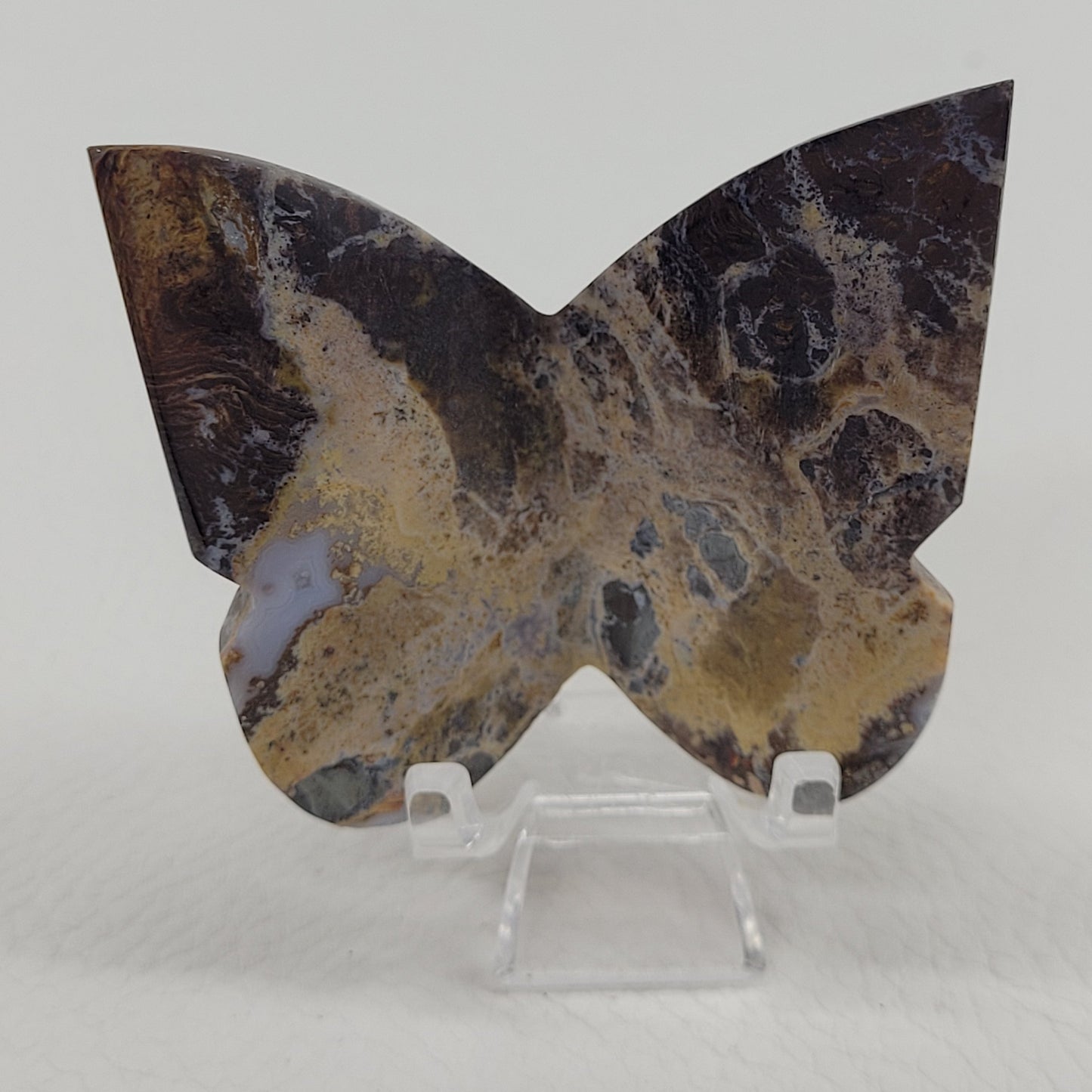 3D butterfly - Brecciated Jasper