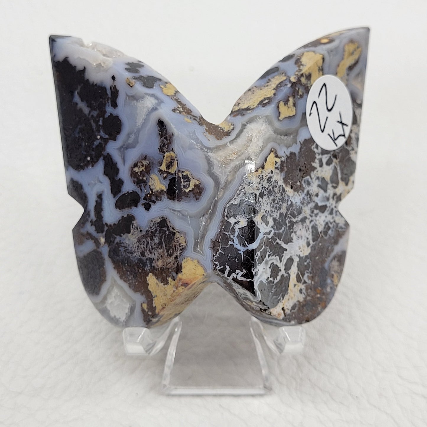 3D butterfly - Brecciated Jasper