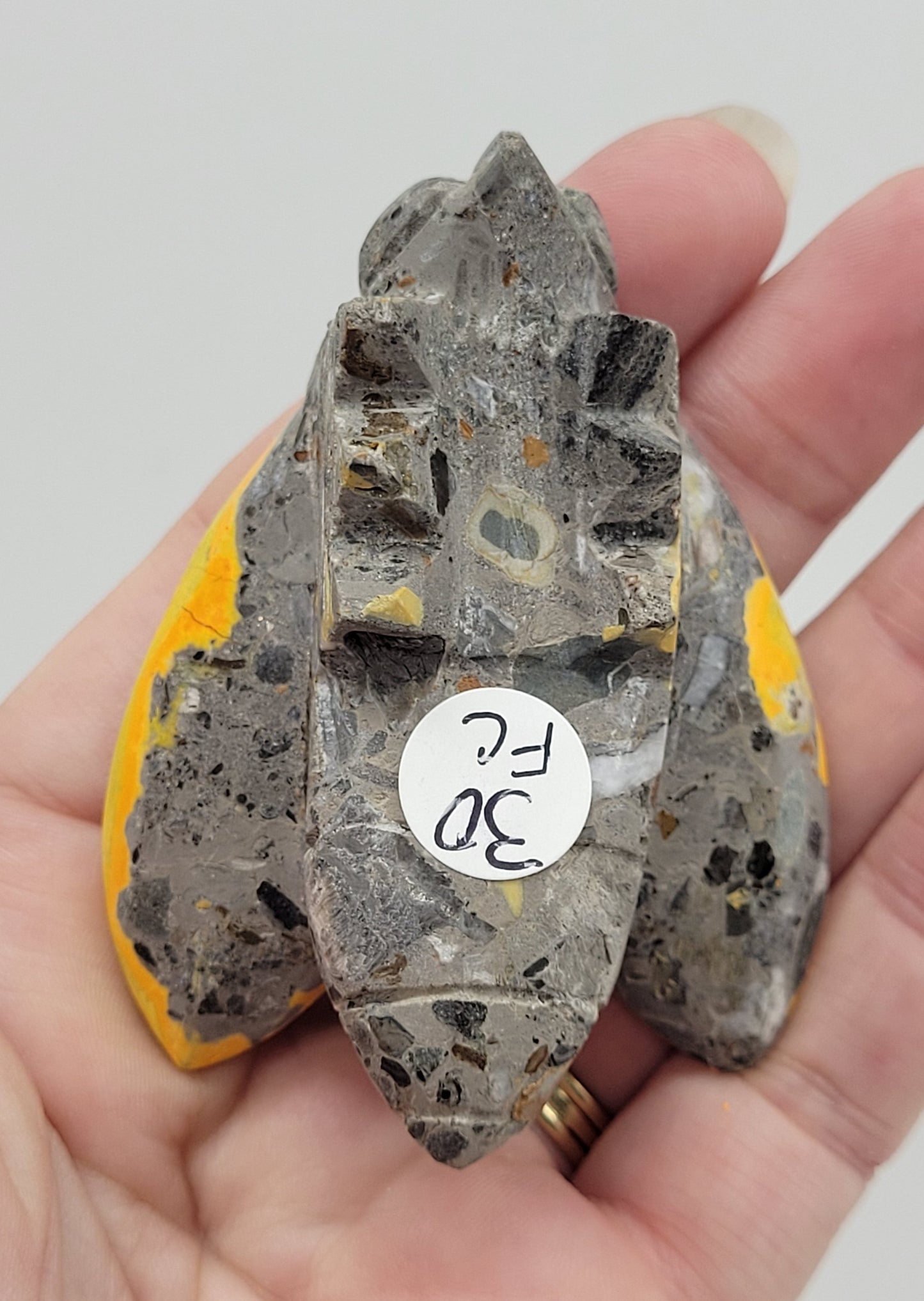 Bumblebee Jasper bee carving