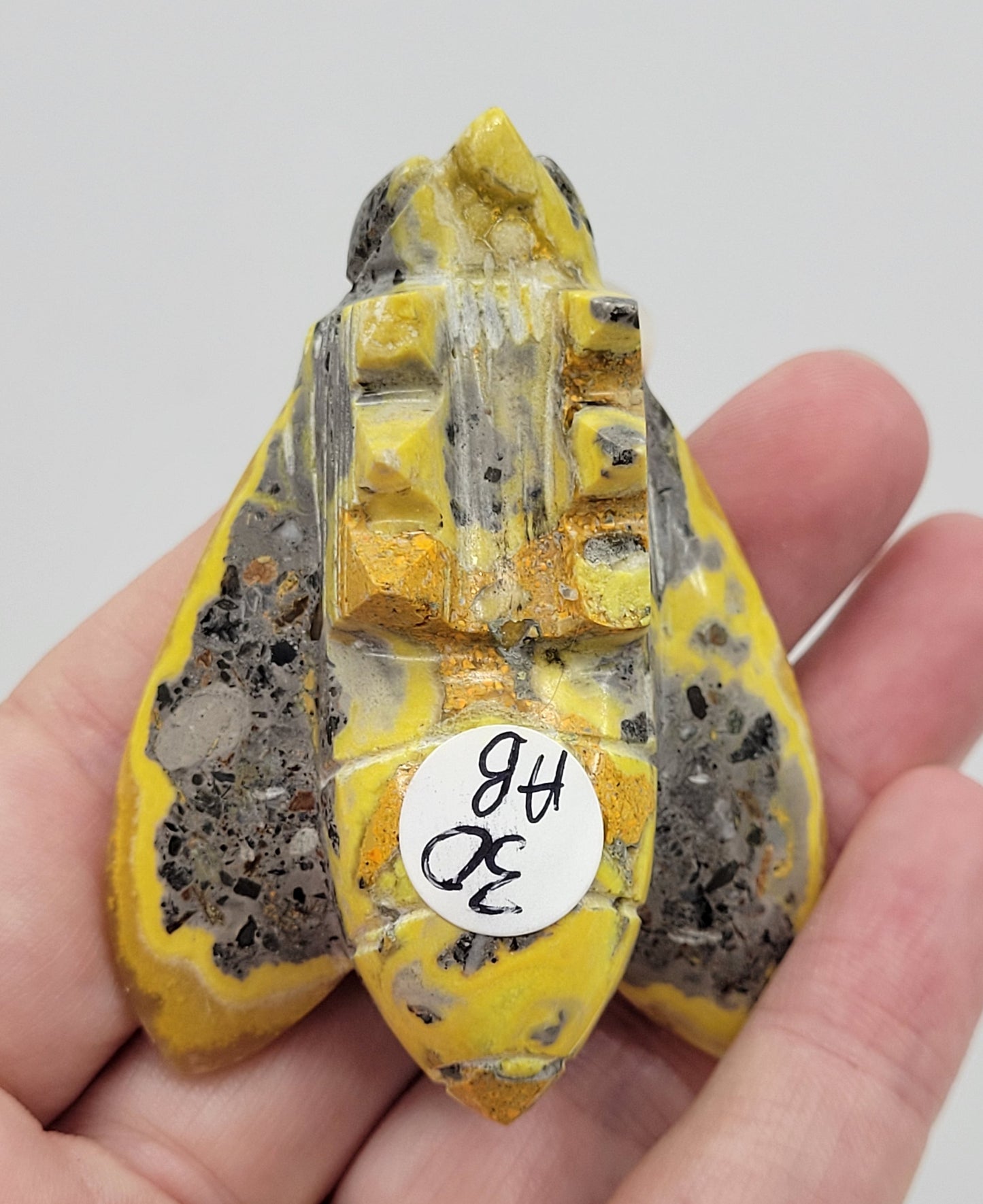 Bumblebee Jasper bee carving