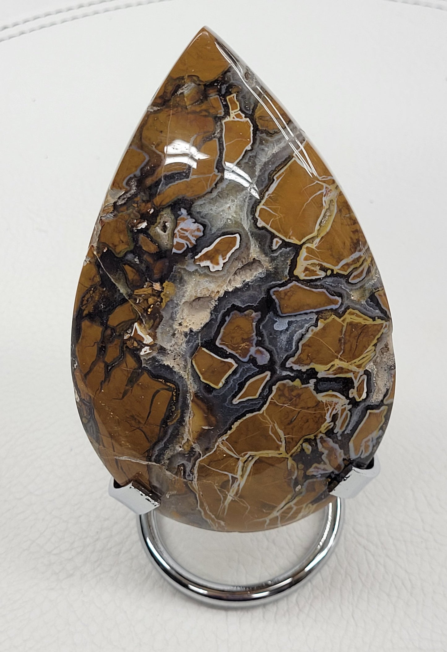 Brecciated Jasper teardrop