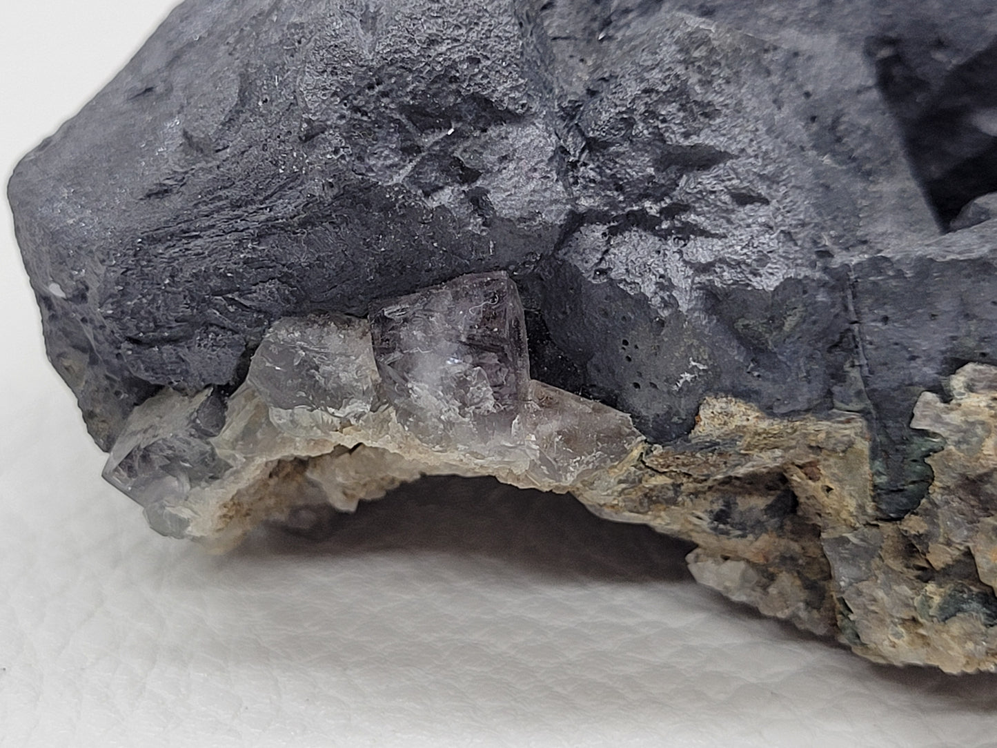 Purple Rain Fluorite w/ Galena