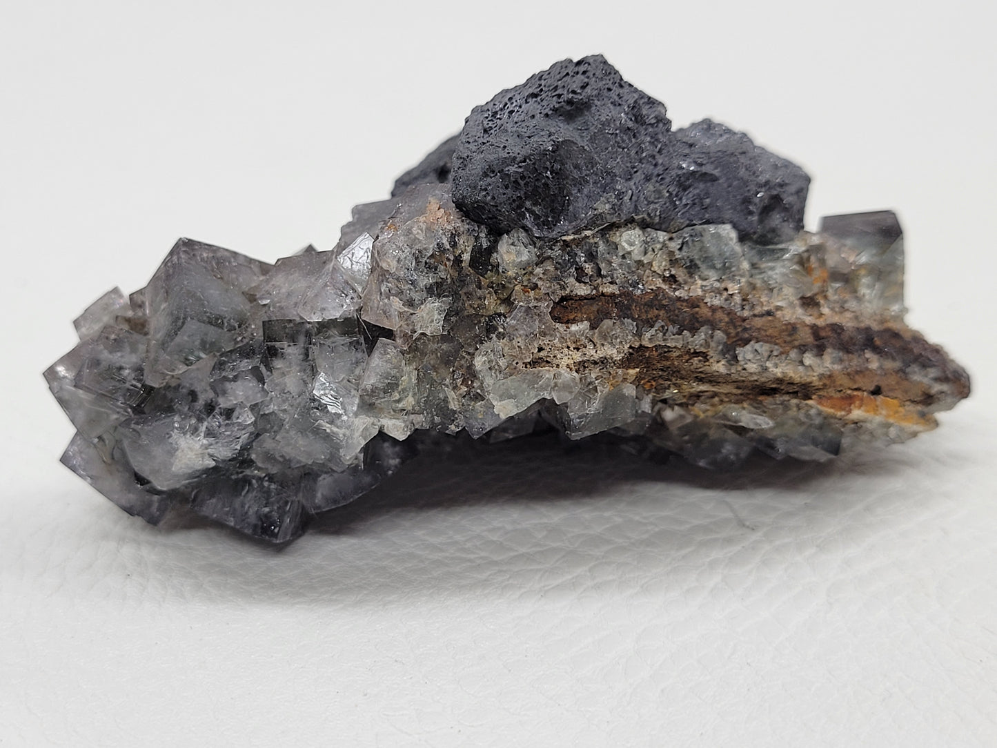 Purple Rain Fluorite w/ Galena